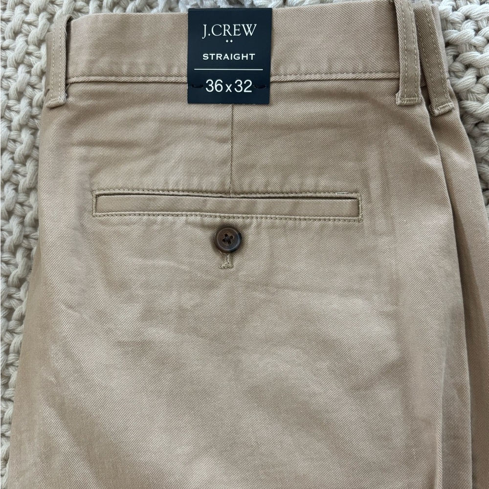 J. Crew Factory STRAIGHT-FIT FLEX KHAKI PANT